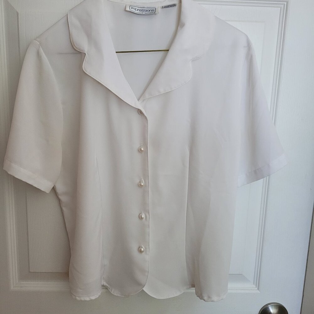 Vintage short sleeve blouse